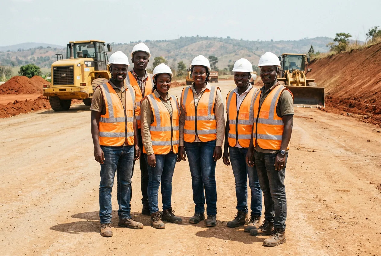 PKAAS engineering and procurement team in Kampala